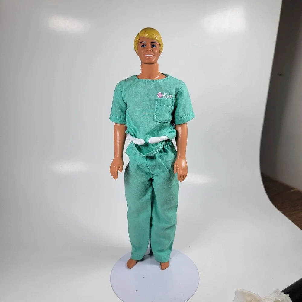 Barbie Clothes:‎ Vintage Ken Doctor Nurse Medical Scrubs Uniform Mattel 🟡